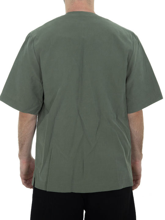 Ανδρικό Παλτό Khaki Green