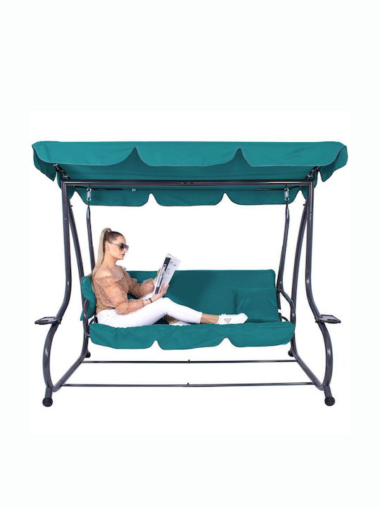 Metallic Swing Green with 280kg Maximum Weight Capacity