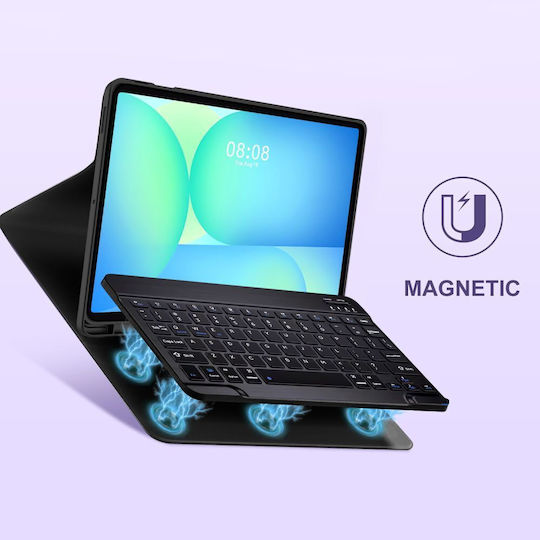 Tech-Protect SC PEN Flip Cover with Keyboard in English US Blacη (Galaxy Tab S10 FE+ Plus X620/X626B) F5906302368259