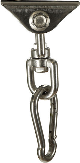 Hammock Swing Mounting Set – Ceiling Support 196 Cm Rope 360° Rotation 300 Kg