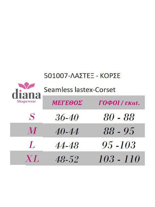 Diana Corset De Strângere A Taliei Fără Cusături Negru