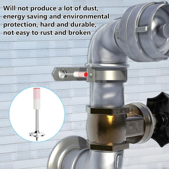 Set 200 Cuie Rotunde Fixare Cuie Manuale 7.3 Mm Durabile Rezistente la Rugină Beton Lemn Cărămidă Tencuieli Pereți Podele