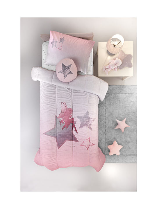 Guy Laroche Orin Kinderbettbezug Einzel Baumwolle Rosa 165x225cm