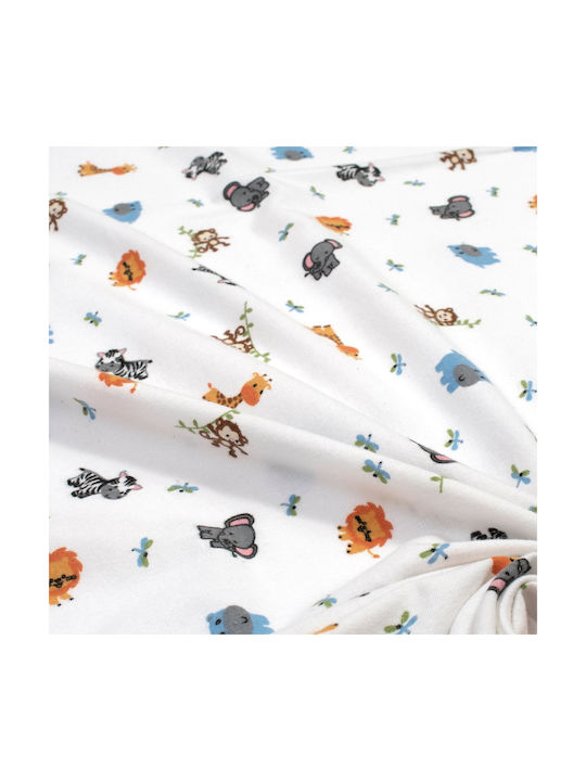 Dimcol Kids Duvet Cover Single Cotton White 160x240cm