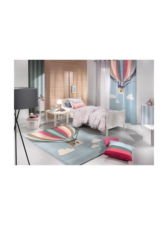 Saint Clair Letters Детски Плик за Завивка Единичен Памучен Letters Pink 160x220бр