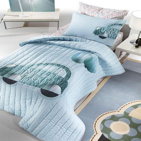 Saint Clair Kids Duvet Cover Single Light Blue