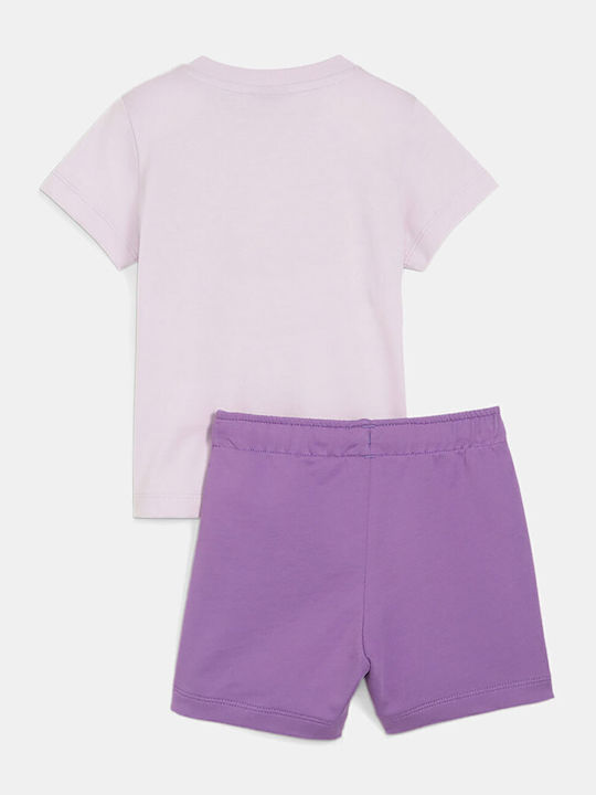 Kinder-Set mit Shorts Sommer 2Stück Grape Mist