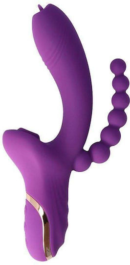 Langloys Leto Vibrator Iepurele 22.1cm Violet
