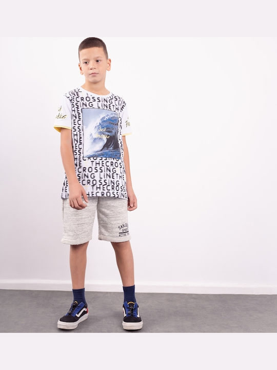 Kinder-Set mit Shorts Sommer 2Stück White