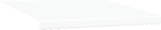 vidaXL Awning fabric White 3x4m
