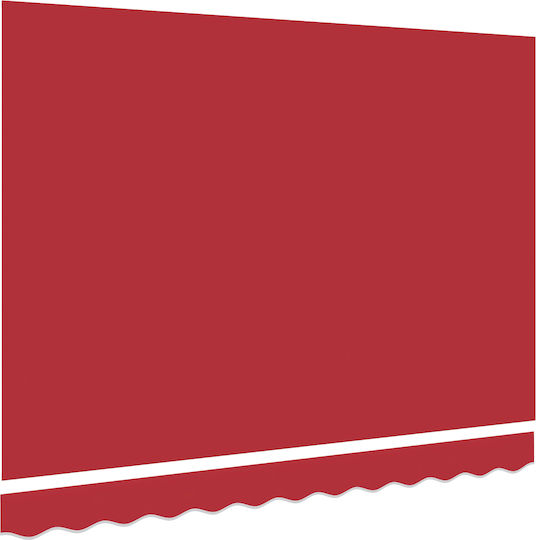 vidaXL Awning fabric Red 2.5x3m