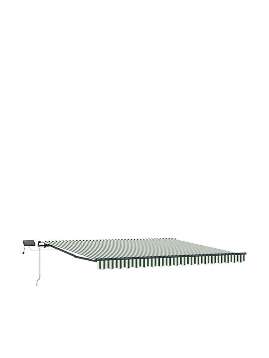 vidaXL Terrasse Zelt mit LEDs Grüne 4.5x3m