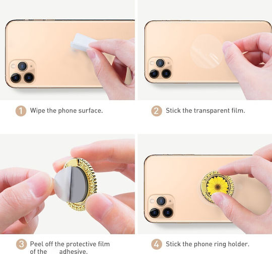 Ahastyle St11 Pop Holder Ring Gold