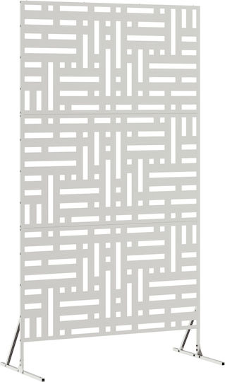 vidaXL Separator De Cameră Metalic 100x180cm