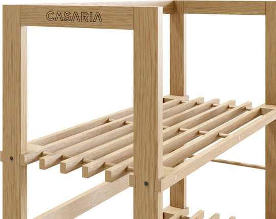 Casaria Rafturi de baie Raft Baie Lemn 136x58x27cm