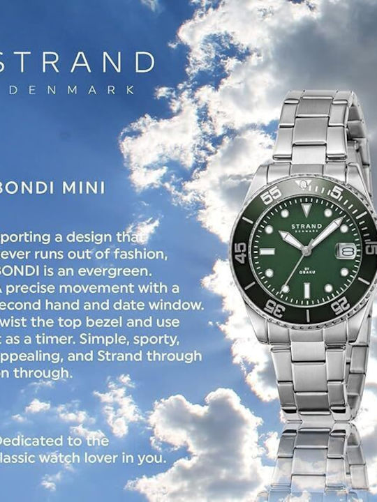 Strand by Obaku Women's Watch with Silver Metal Bracelet
