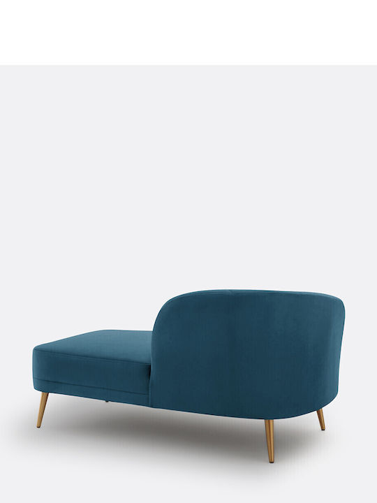 Recliner Samt Blau L162xW159xH81cm