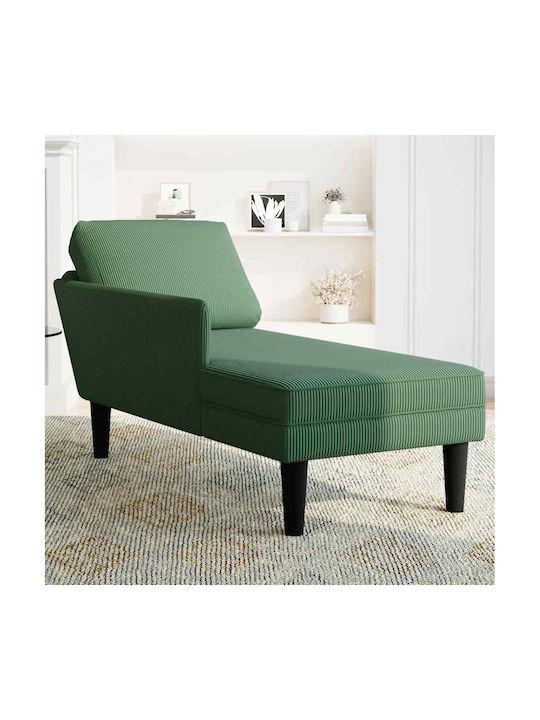 Fabric Recliner Green L132xW56xH72cm