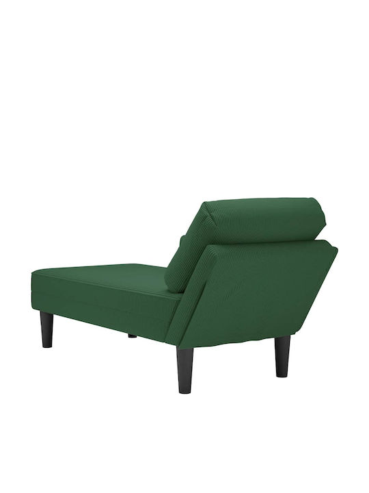Fabric Recliner Green L132xW56xH72cm
