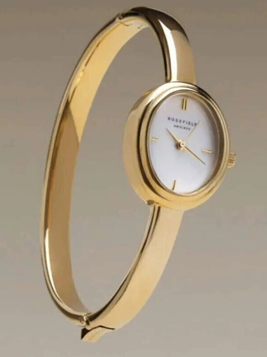 Rosefield Studio Women's Watch with Gold Metal Bracelet