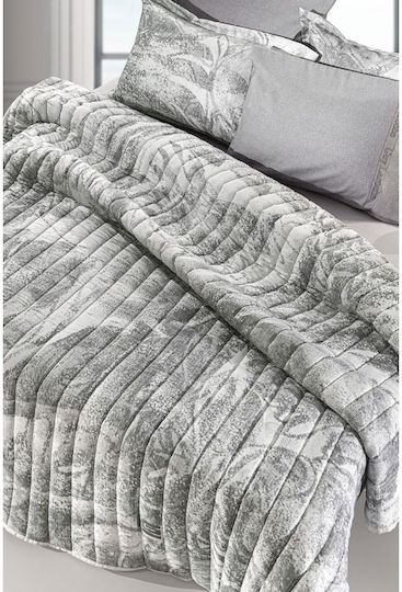 Guy Laroche Drama Κουβερλί Υπέρδιπλο Grey 220x240cm