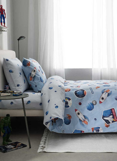Vesta Home Κουβερλί Μονό Σιέλ 160x230cm