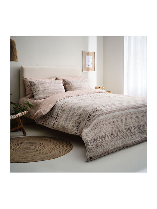 Vesta Home AMORGOS-2 Покривало Кингсайз Памук Оранжев 230x260см