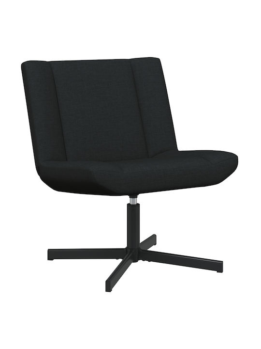 Въртяща се Стол Гост в Черен Цвят 63x75x76см 1бр