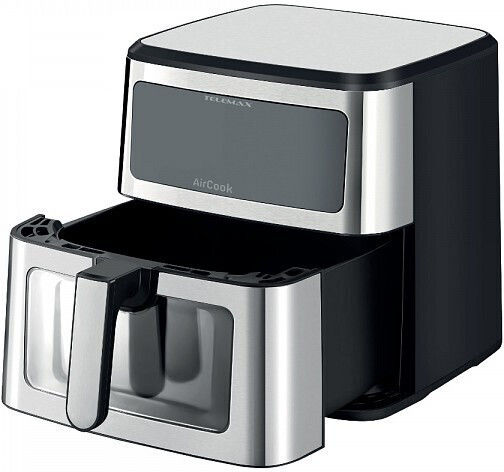 Telemax Heißluftfritteuse 8Es Silber 31-0809