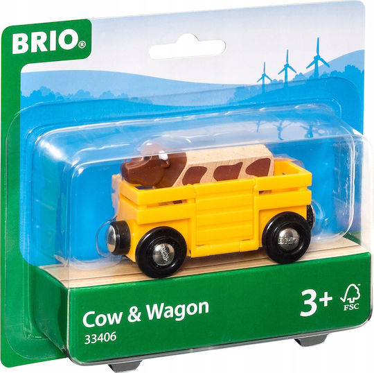 Brio Brio World Vagon Cu Vacă
