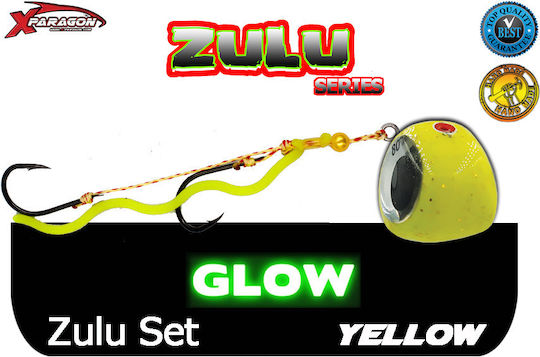 X-paragon Zulu Tenya Slider Set 80gr Yellow Glow Φωσφόρου