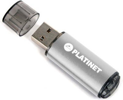 Platinet Pendrive 16GB USB 2.0 Stick Silber