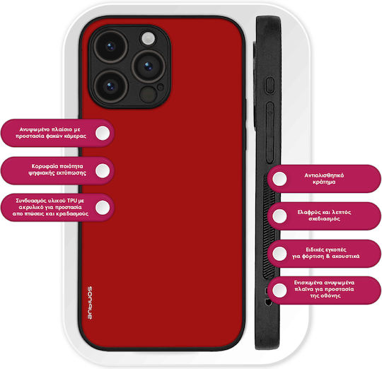 Калъф Sonique Colorbloc Series Realme 12 Plus 5g Червен