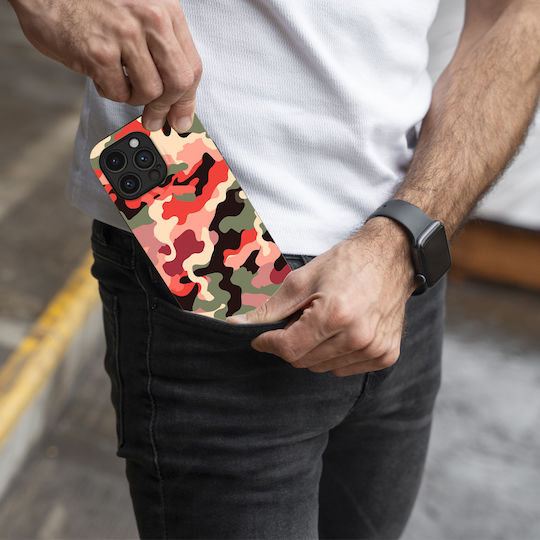 Sonique Camouflage Army Series Huawei Pura 70 Ultra Red Mobile Phone Case
