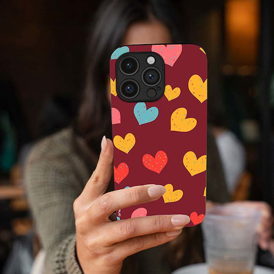 Калъф Sonique Heart Series Huawei Pura 70 Ultra Бордо
