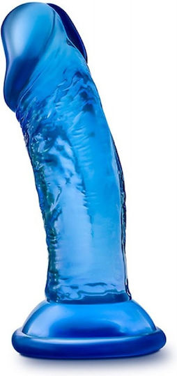B Yours Sweet N' Small Ρεαλιστικό Dildo με Βεντούζα Μπλε 11cm