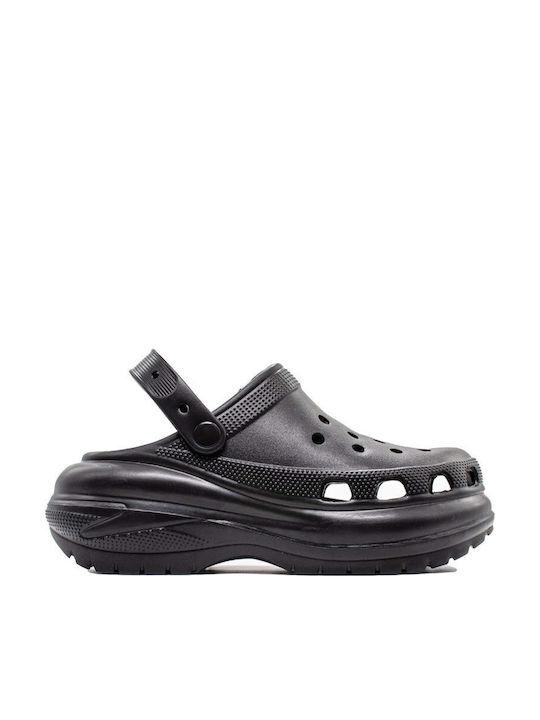Seven Damen Clogs Schwarz