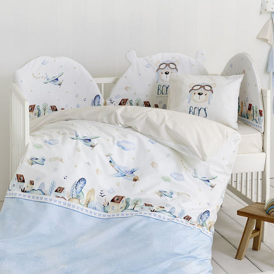 Nima Boy's World Πάντα Κλασική Εσωτερική Γαλάζιο 40x200cm