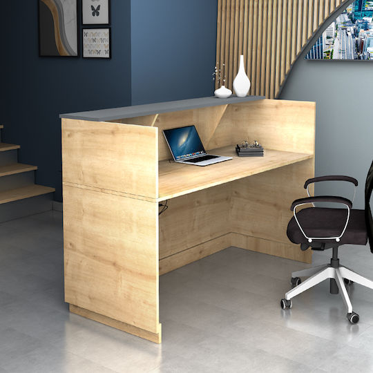 Megapap Gemini Office Reception L180xW70xH110cm