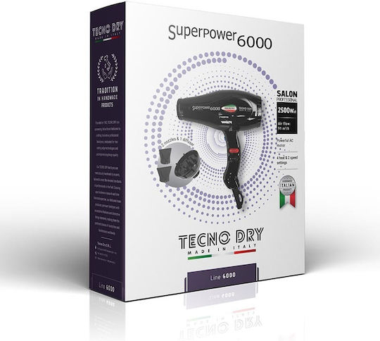 Tecno Dry Επαγγελματικό Πιστολάκι Μαλλιών 2500W