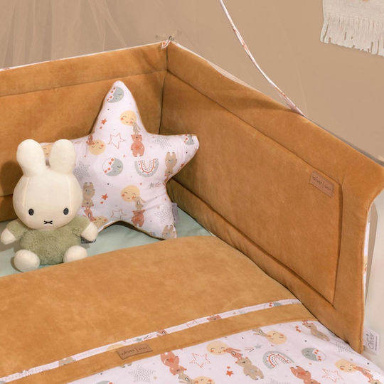 Baby Oliver Crib Bumpers Classic Inside Camel 34x210cm
