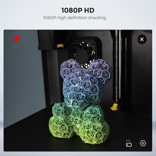 3d Printer Camera K1/k1 Max Ai Detection 1080p Hd Timelapse Live View Easy Installation Black