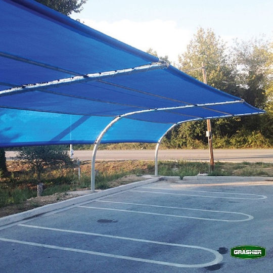 Grasher Ε125 Мрежа за сянка Син на Ролка 1.5x50m 120гр/кв.м