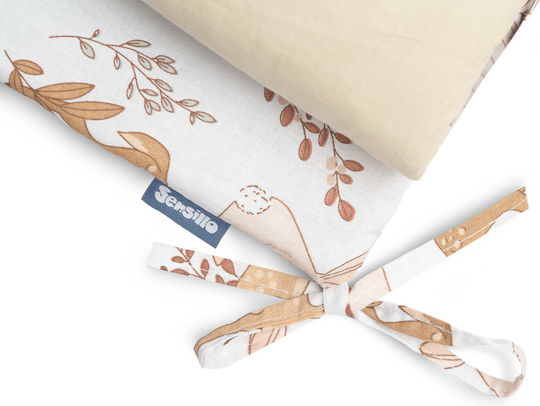 Sensillo Crib Bumpers Classic Inside Beige 30x180cm