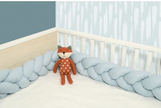 Baby Oliver Crib Bumpers Braided Inside Mint 20x200cm