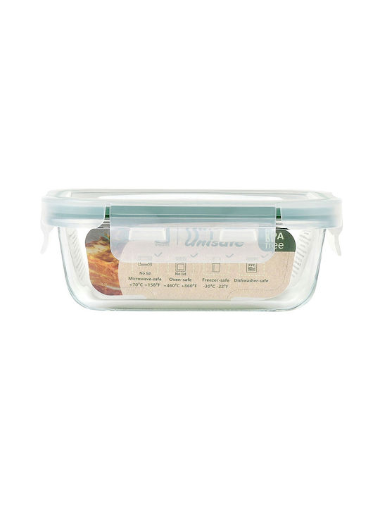 Uniglass Δοχείο Φαγητού Γυάλινο Διάφανο 2.5lt