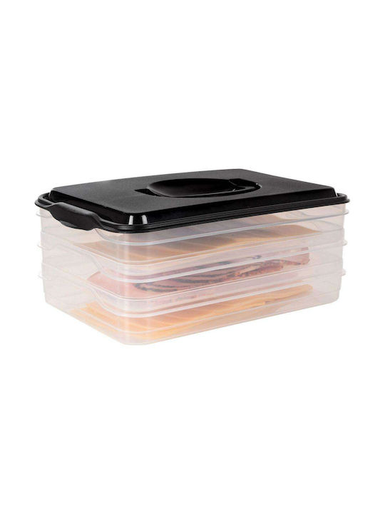 Vilde Plastic Lunch Box Transparent 23x15.5cm