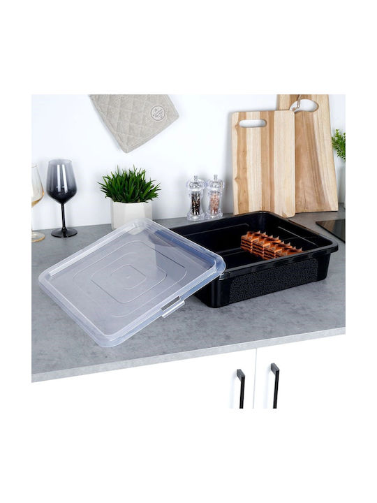 Vilde Plastic Lunch Box Black 10000ml