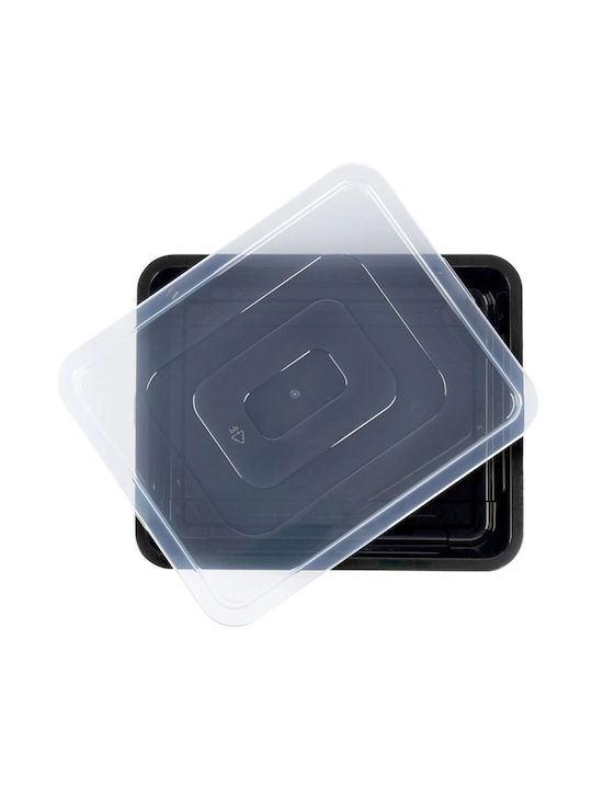 Vilde Plastic Lunch Box Black 10000ml
