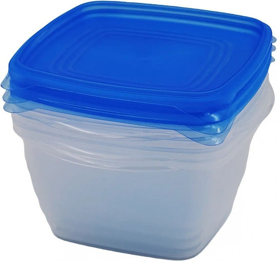 Sidirela Set Cutii De Prânz Albastre 4 Bucăți Sidirela Set Cutii De Prânz Albastre 4 Bucăți